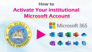How to Activate Your institutional Microsoft Account | Step-by-Step Guide