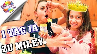 1 TAG JA ZU MILEY im KINDERHOTEL - Ekelfood essen Babybrei 👶 Family Fun