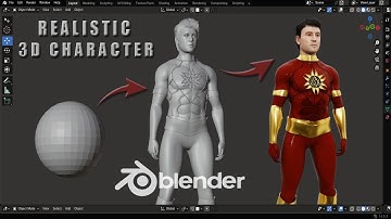 How to Make Realistic 3D Character Model in Blender
