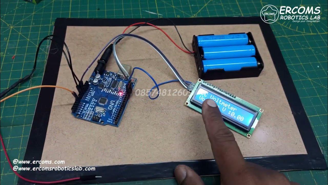 EREC008 || DC Voltmeter Using Arduino - YouTube