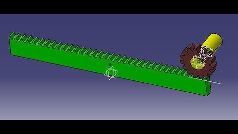 Rack joint option in Catia V5 DMU kinematics