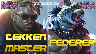 Tekken 8 🔥 Tekken Master (Rank #1 Eddy Gordo) Vs Federer (King) 🔥 Ranked Matches