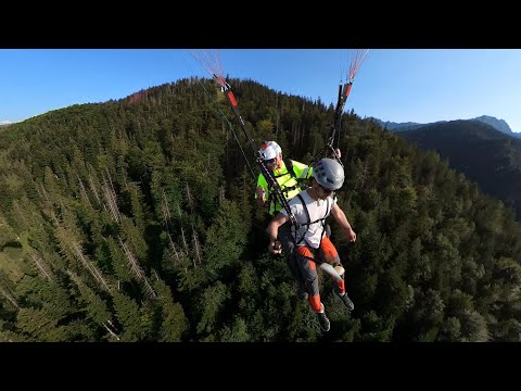 Lot Paralotnią Dwuosobową Z Nosala W Tatrach 