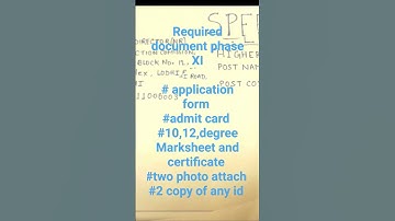 Document Phase XI| finally sent | Required Document #ssc