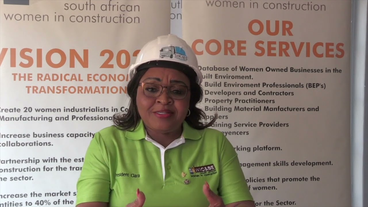 SAWIC President Sikelelwa Clara Sodlulashe Mwenze, calls  on government to assist women contractors