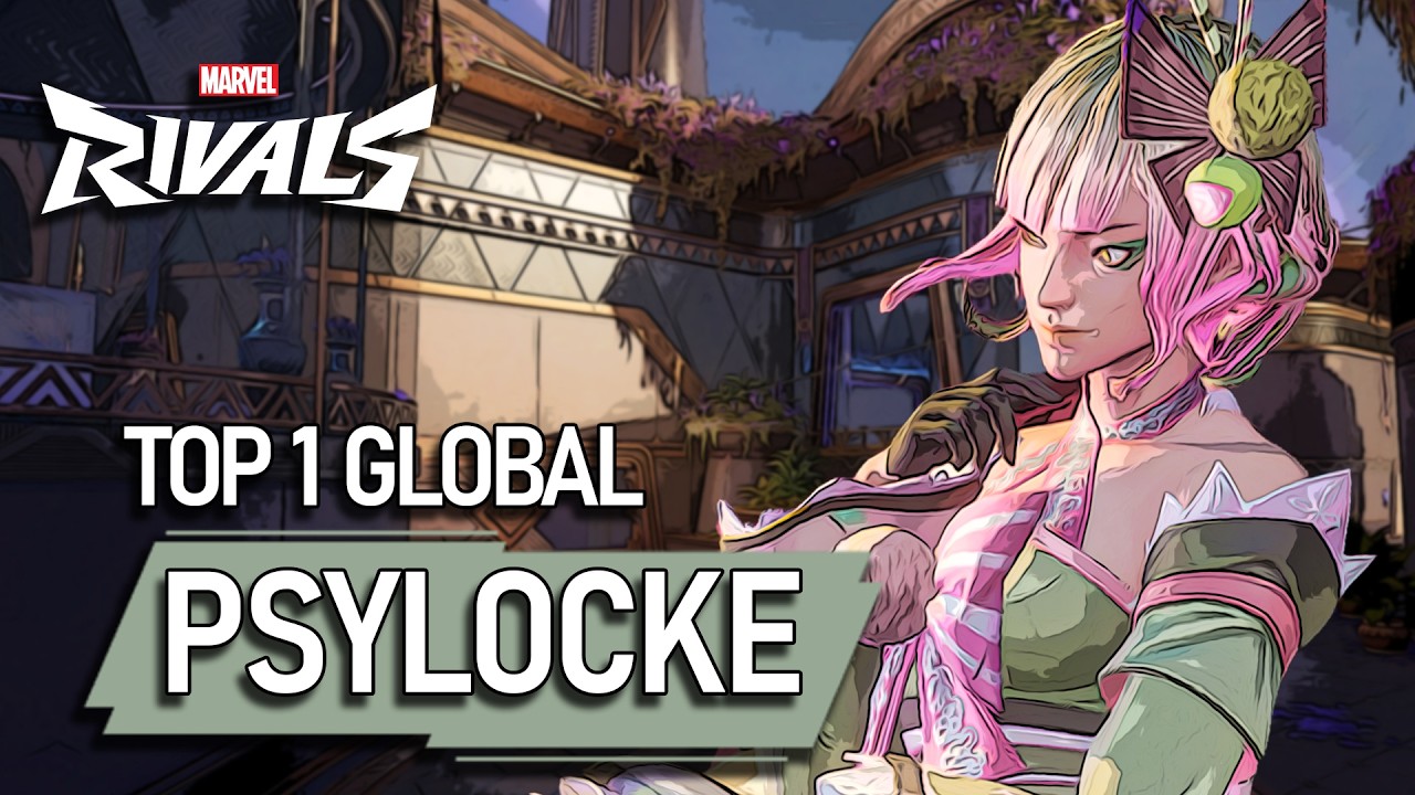 TOP 1 GLOBAL PSYLOCKE ! lpg inhaler - MARVEL RIVALS PRO