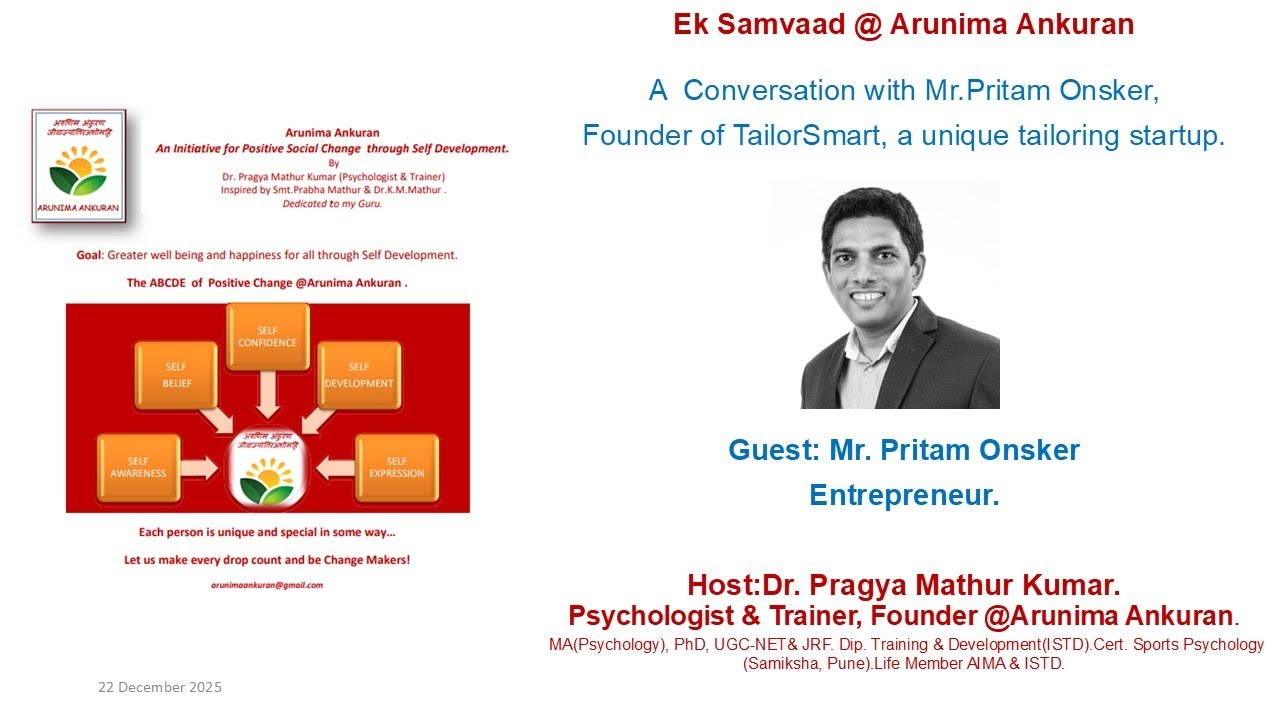 Беседа с г-ном Притамом Онскером, основателем TailorSmart, уникального стартапа в сфере пошива од...