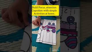 Attention Focus cognitive Activities at Home | Independent Skill Development| Autism