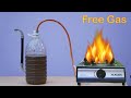 How to use free gas from cow dung in oil bottles  small biogas plant from cow dung