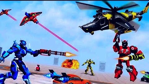 Army Limo Robot car transform game Level 2 #Dailygames24