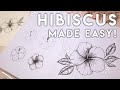Comment dessiner des fleurs dhibiscus comme un hros 
