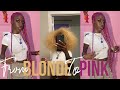 From BLONDE To PINK | Lemonade Braids