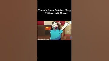 Thumbnail of Steve's Lava Chicken Song | A Minecraft Movie Animation | #steve #minecraftmovie #shorts