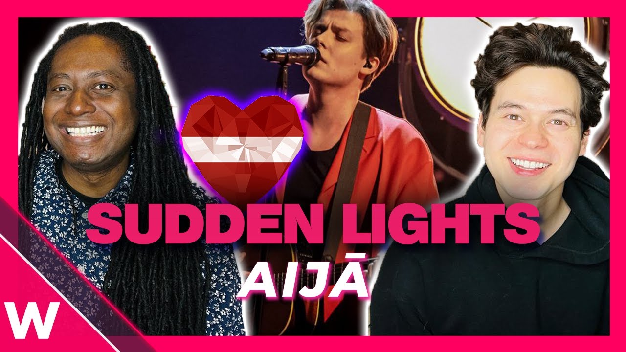 Angreb adelig Konvention Sudden Lights Aijā Reaction | Latvia Eurovision 2023 - YouTube