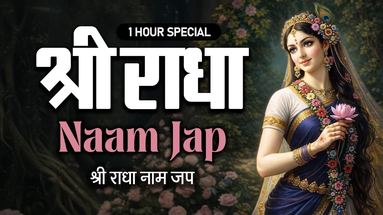 अखंड श्री राधा नाम जप 11000 Baar Shri Radha Naam Jaap 11000 Times Radha Naam Dhun | Braj Dham Dhun