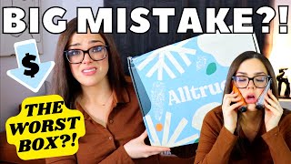 A MISTAKE Was Made! I got LEFTOVERS?? The WORST Alltrue Unboxing Yet?!