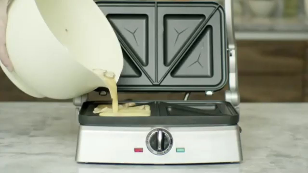 Cuisinart 2 in 1 Grill and Sandwich maker - YouTube