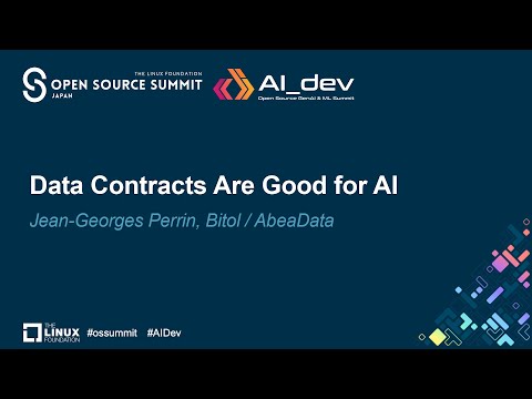 Data Contracts Are Good for AI - Jean-Georges Perrin, Bitol / AbeaData Episode cover