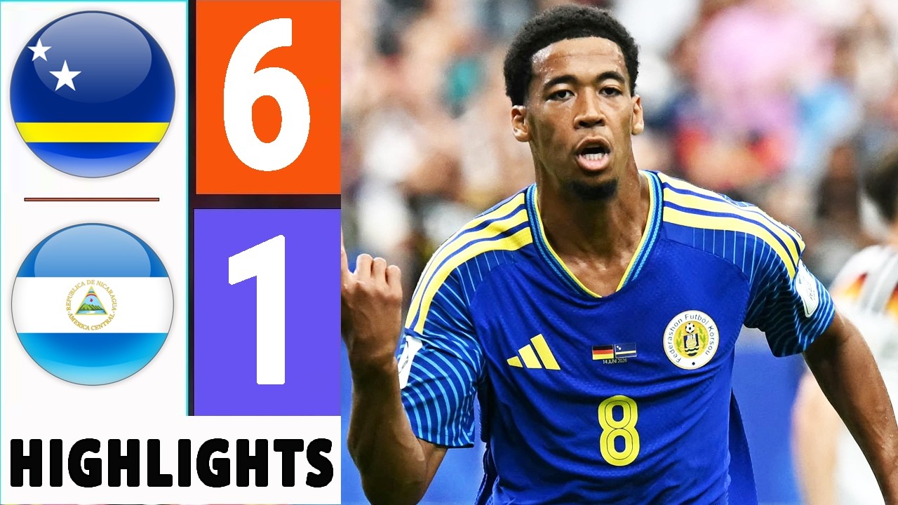Watch Curacao vs Nicaragua 6-1 Highlights & All Goals 2026 HD on YouTube Watch Curacao vs Nicaragua 6-1 Highlights & All Goals 2026 HD on YouTube