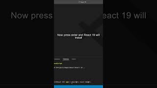 Install React 19 In Vite #vite #react19 #reactjs
