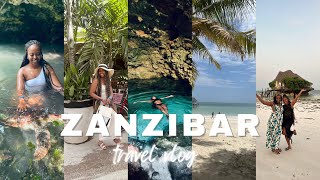 Zanzibar Vlog  |Travel Nightmares, Swimming W/ Turtles, Stone Town, Kuza Cave, Snorkeling + MORE