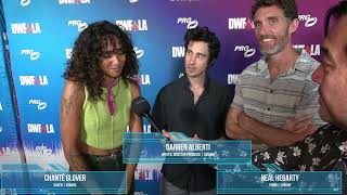 Chanté Glover, Darren Alberti, and Neal Hegarty Carpet Interview for Soñado