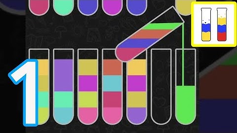 Water Sort Puzzle - Gameplay Walkthrough Part 1 - Trailer (iOS, Android)