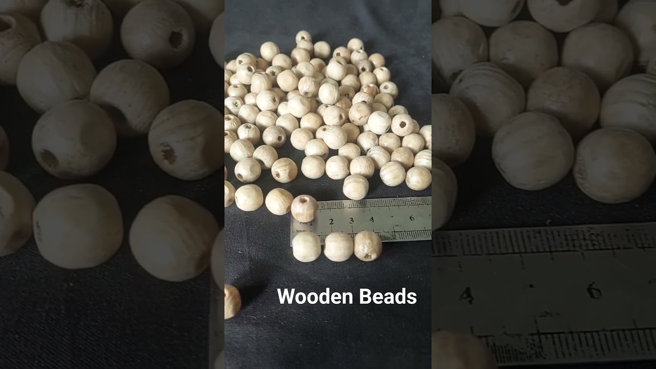 Wooden Beads for Macrame Art and Crafts