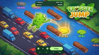 Frogger Jump (Vortex Games) — Review and Strategy | Arcade Casino Game, Multipliers and Cashout 2026 screenshot 5