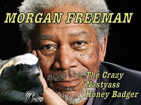 Morgan Freeman Reads: The Crazy Nastyass Honey Badger (Parody)
