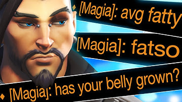 Trolling FAT SHAMING Genji with Hanzo (TOXIC)