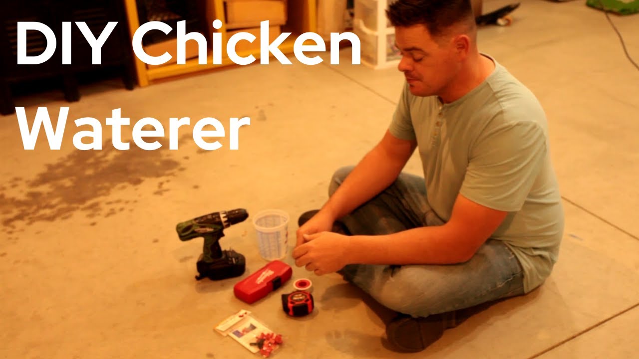 DIY Chicken Waterer - How to Make a Chicken Waterer - Chicken Waterer ...