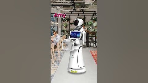 Fun facts on Amy AI Service Robot #amy #ai #robot #amyrobot #shorts #trending #usa #viral #video