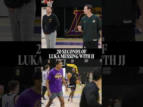 Luka loves messing with JJ | JJ Mic’d Up #lakers