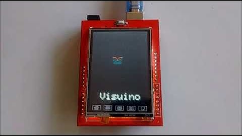 Demo: Arduino Uno: Bitmap animation on ILI9341 TFT Touchscreen Display Shield with Visuino