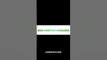 BASIC COMPUTER KNOWLEDGE 💻💡⚡#shorts#shortsfeed#viral#trending#shorts#shorts#shoets
