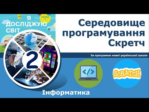 Інформатика, 2 клас. Середовище програмування Скретч