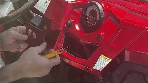 RZR 570 switch panel installation