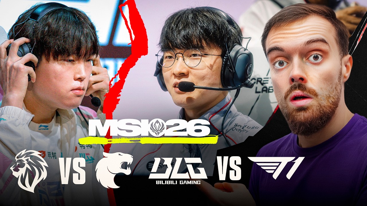 T1 VS BILIBILI | PARTIDAZOS CON MUCHO AURA | FUR VS LYON | BO5 | MSI DÍA 2
