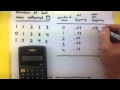 Statistics - How to make a cumulative relative frequency distribution Statistics - How to make a cumulative relative frequency distribution