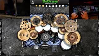Lamb of God - Laid to Rest pc keyboard drum cover (virtual drums) 2 cam