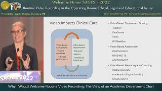 Why I Would Welcome Routine Video Recording: The View of an Academic Department Chair