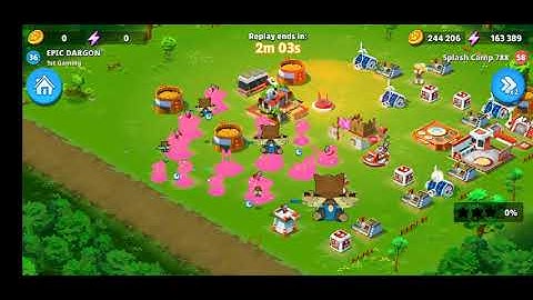 Talking Tom camp 36 level versus fight 58 level full danger