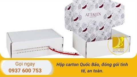 Sự đẳng cấp và sang trọng: In ấn bao bì hộp Carton tinh tế từ Quốc Bảo