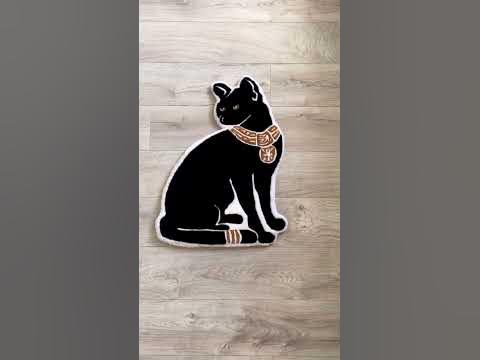 Ковер котик 🐈‍⬛ #кот #ковер #shorts #дизайн - YouTube