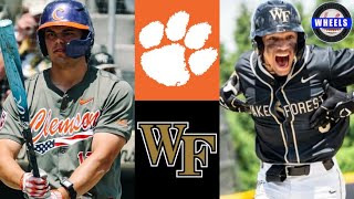 #2 Clemson vs #12 Wake Forest Highlights (G3) | 2024 College Baseball Highlights