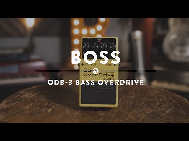 Boss ODB Bass Overdrive   Reverb Demo Video