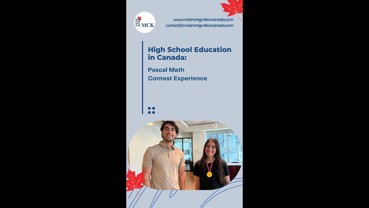 High School Education in Canada: Pascal Math Contest Experience - YouTube