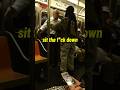 Man Confronts Wannabe Gangster Harassing Passengers Man Confronts Wannabe Gangster Harassing Passengers