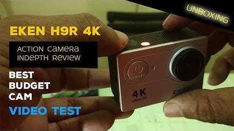 Eken h9r 4k action cam review | Video test | underwater test | Best budget action cam